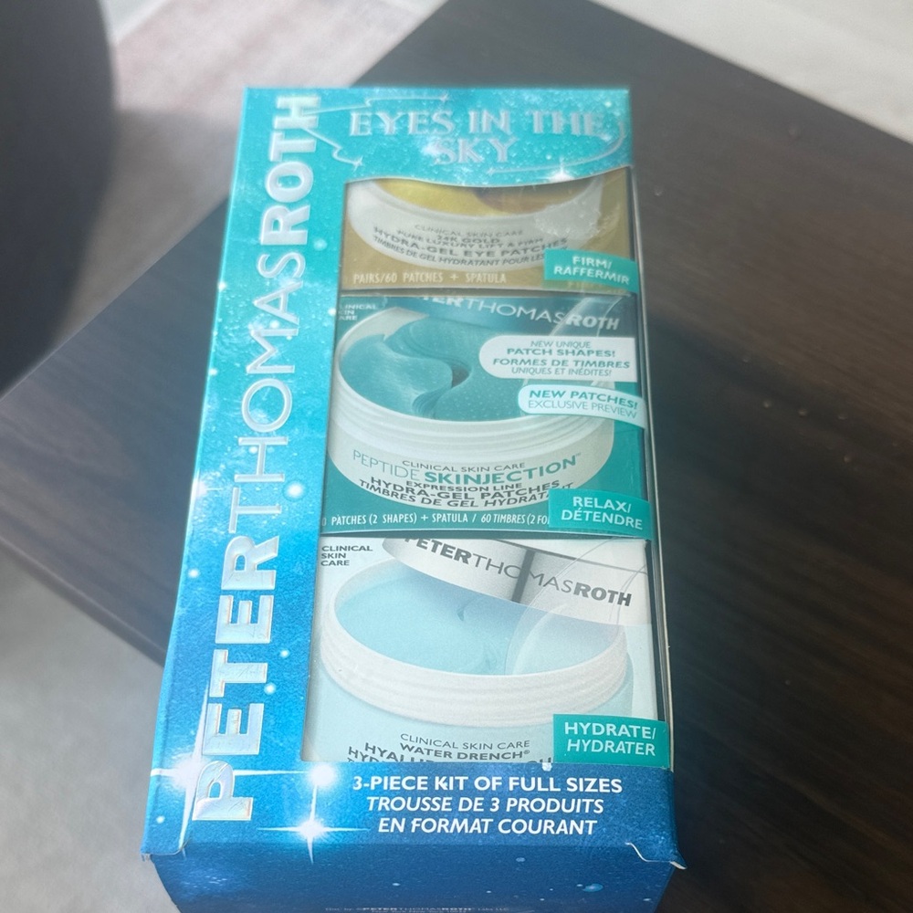 Peter Thomas Roth Skincare Trio with Blue and Gold Packaging